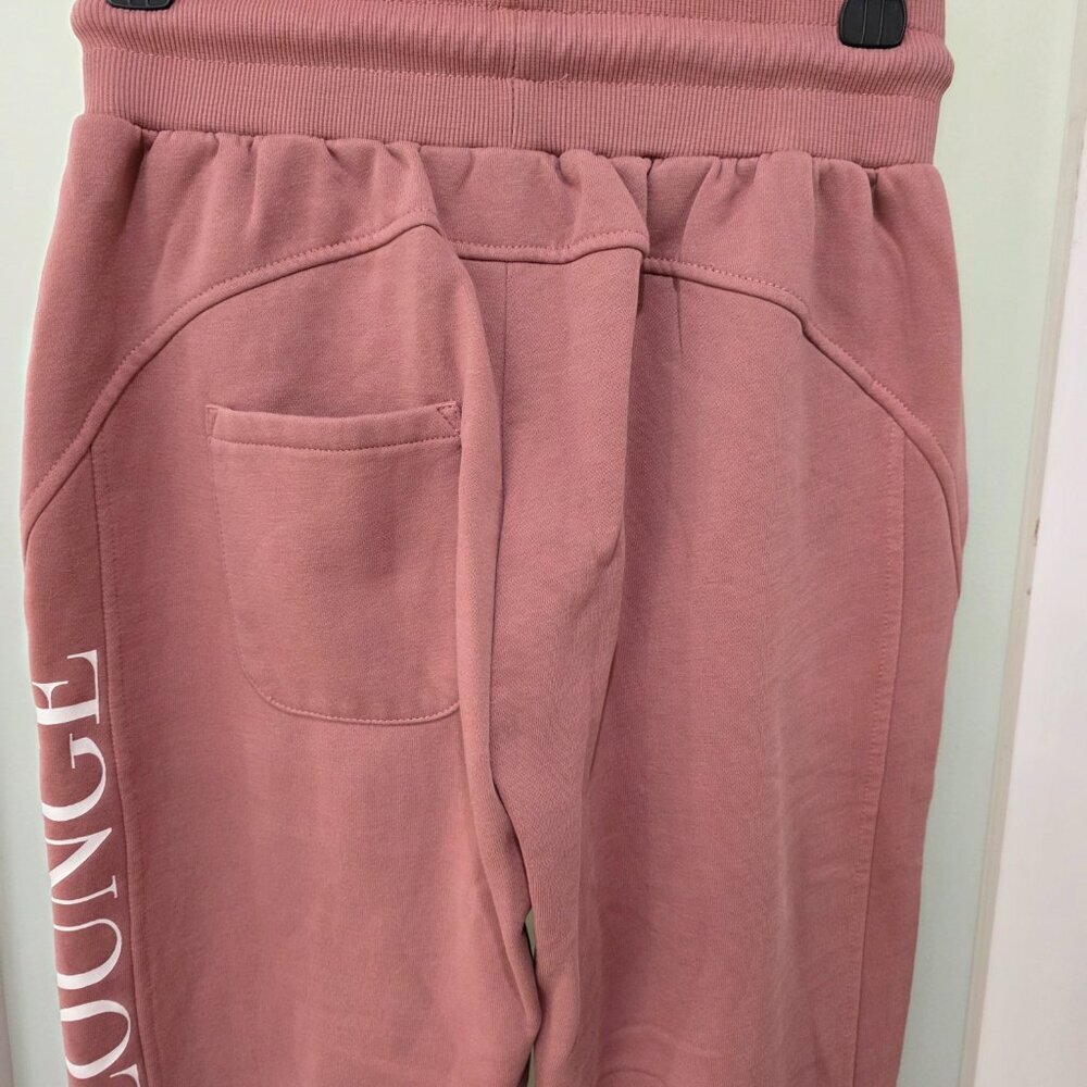 Lounge Women’s 3-Piece Set – Pink Bralette, Cropped Crewneck Sweatshirt & Sweatp - Picture 15 of 15